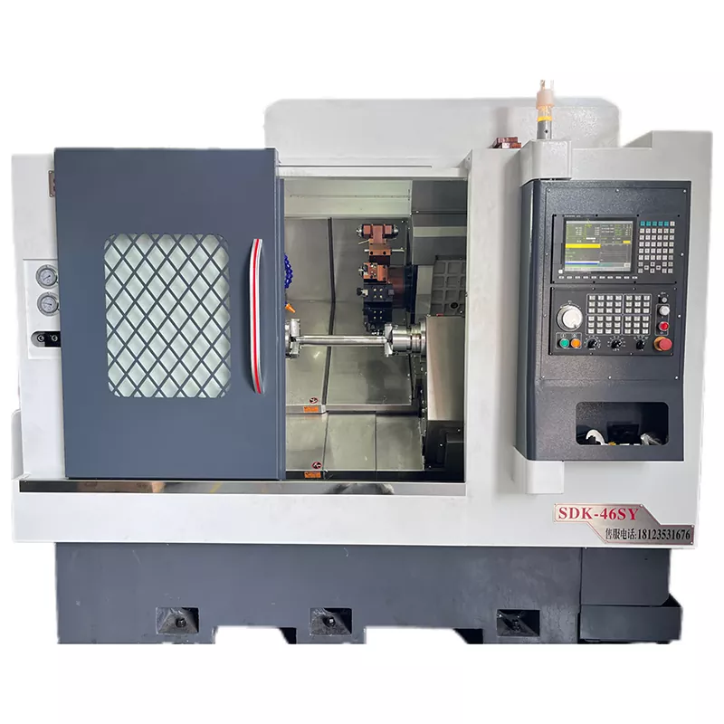 Dvojna vrtec En-Turret CNC strojni stroji
